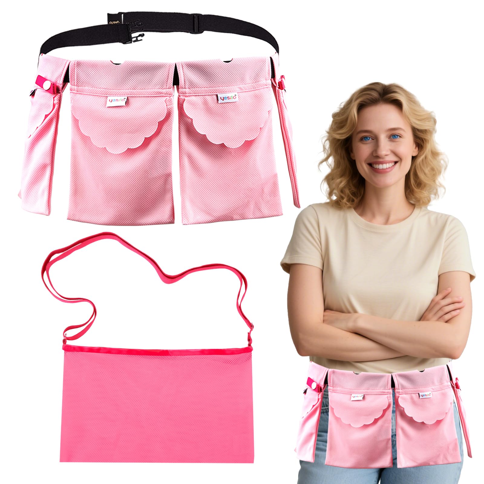 Yesito hidden drain pouch discreet under clothes for confident outings.