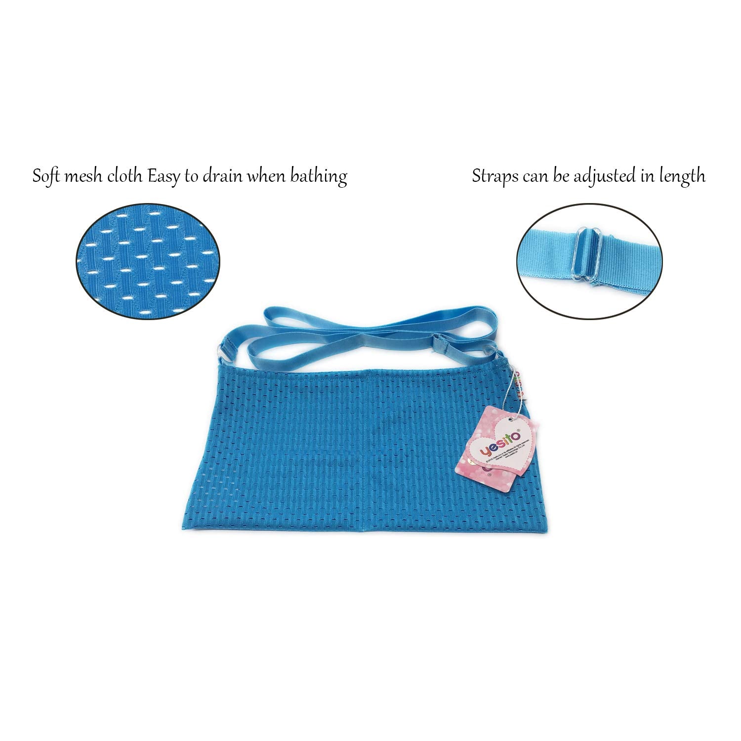 Yesito elastic waist band on pouch provides freedom of movement