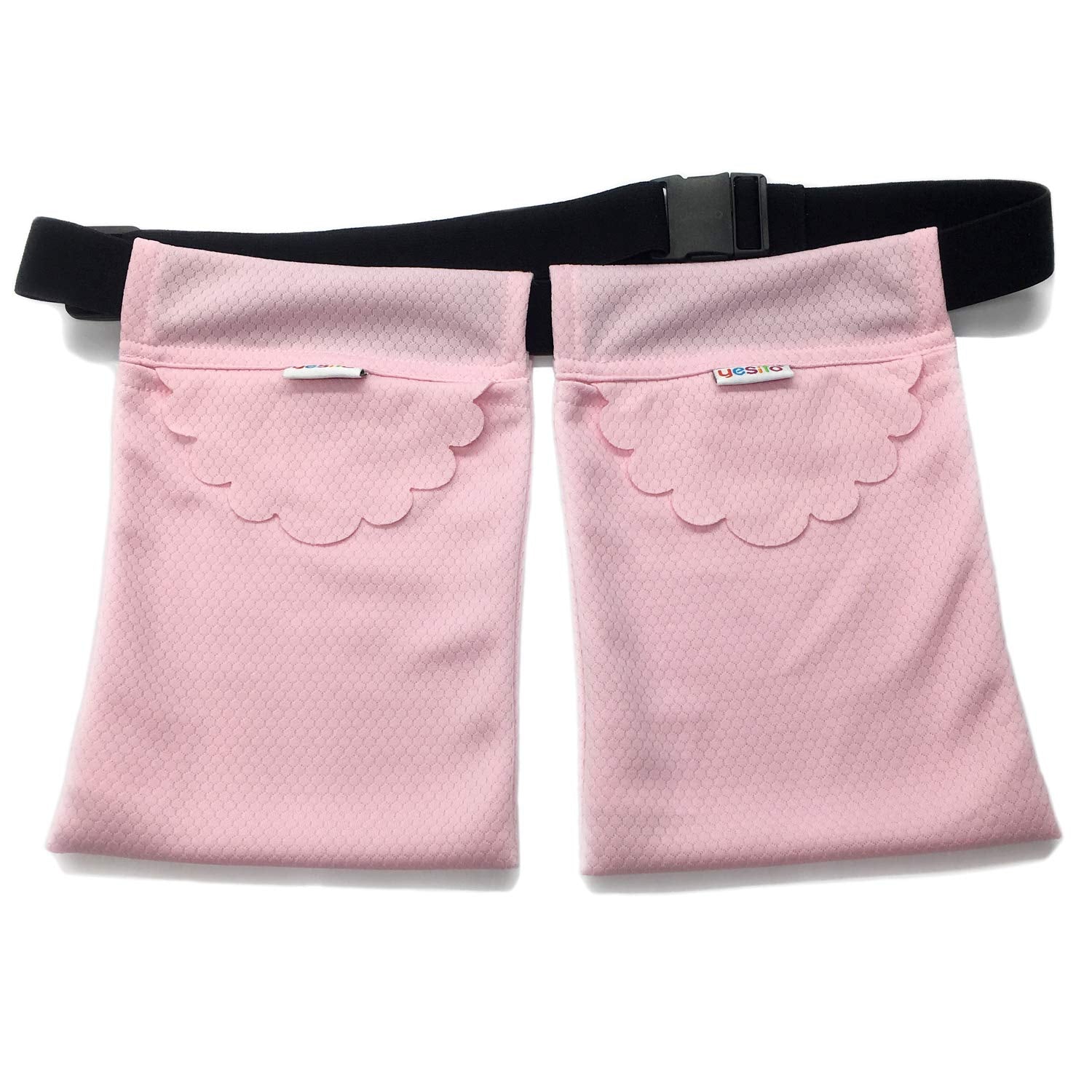 Yesito pink drainage pouch with soft, breathable fabric for comfort