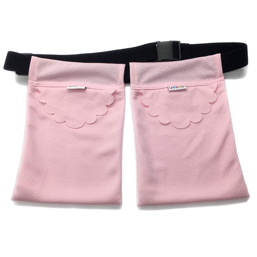 Yesito pink drainage pouch with soft, breathable fabric for comfort