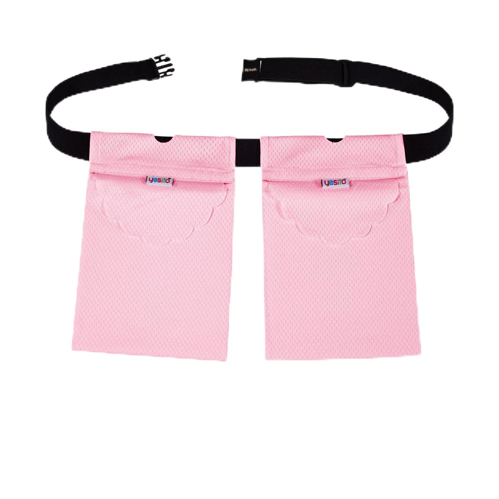 Yesito pink mastectomy drainage pouch with waist belt for secure daily wear
