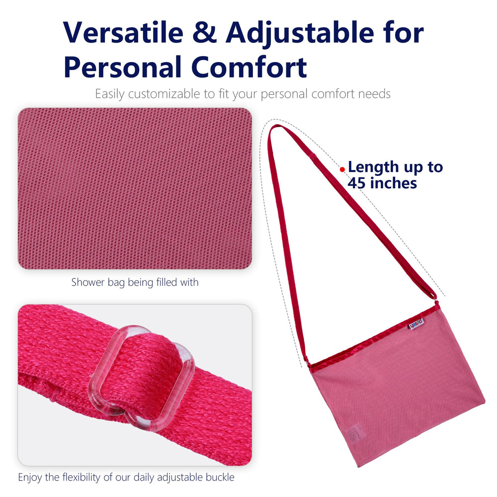 Yesito quick-dry materials help ready for next use after showers.