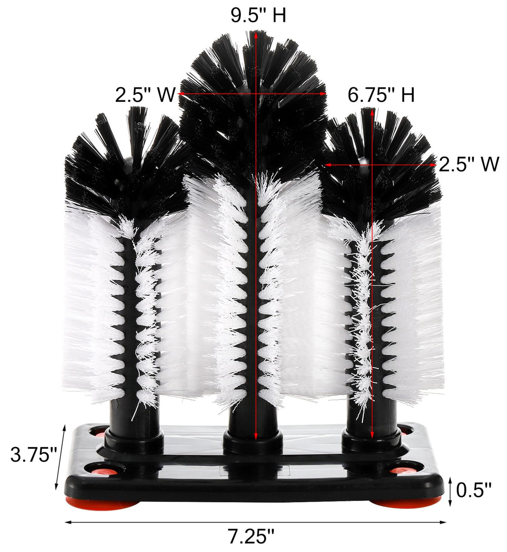 Yesland Water Bottle Cleaning Brush short-brush cleans mugs quickly.