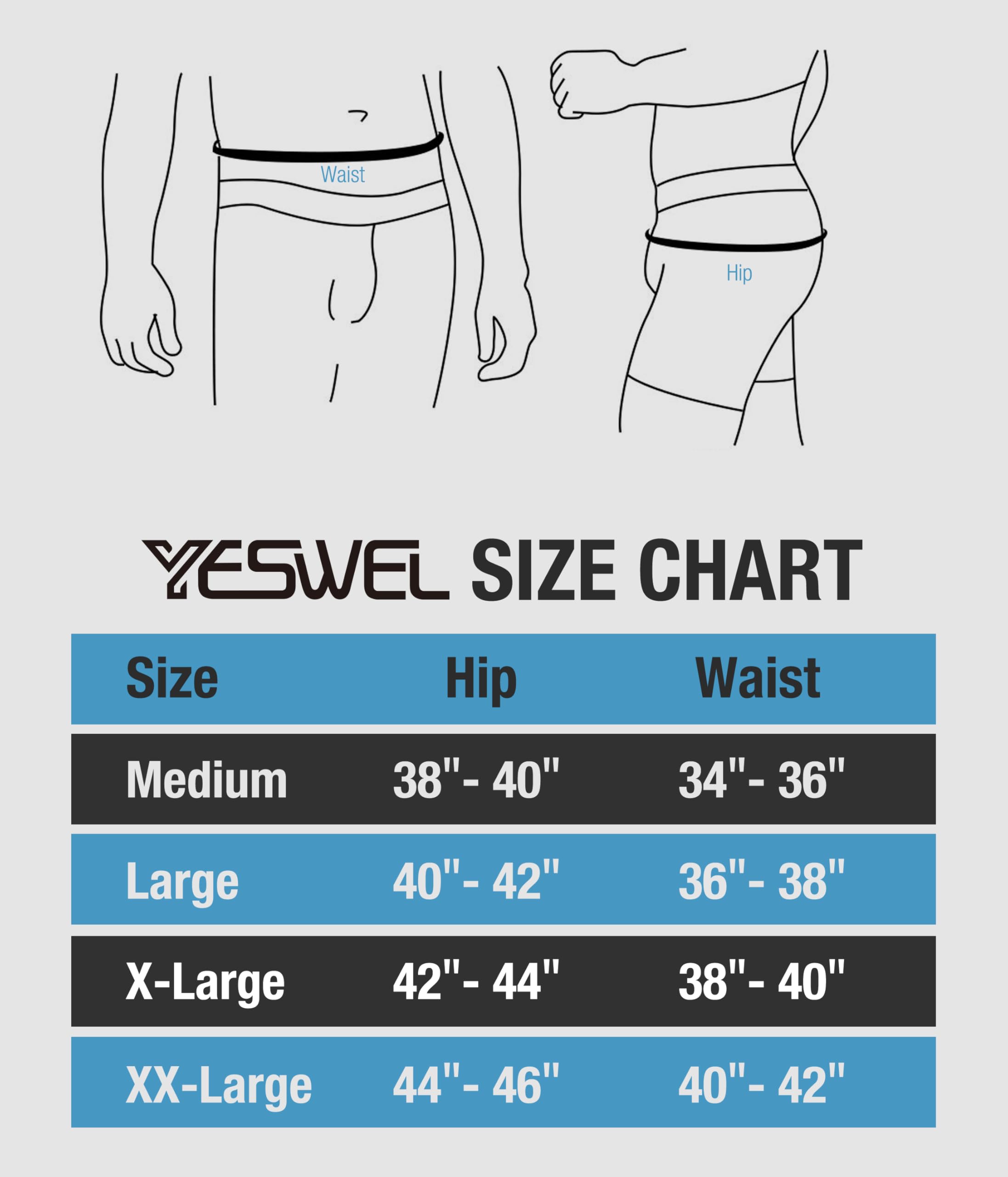 YESWEL cotton inner and outer layers provide a soft touch and breathability