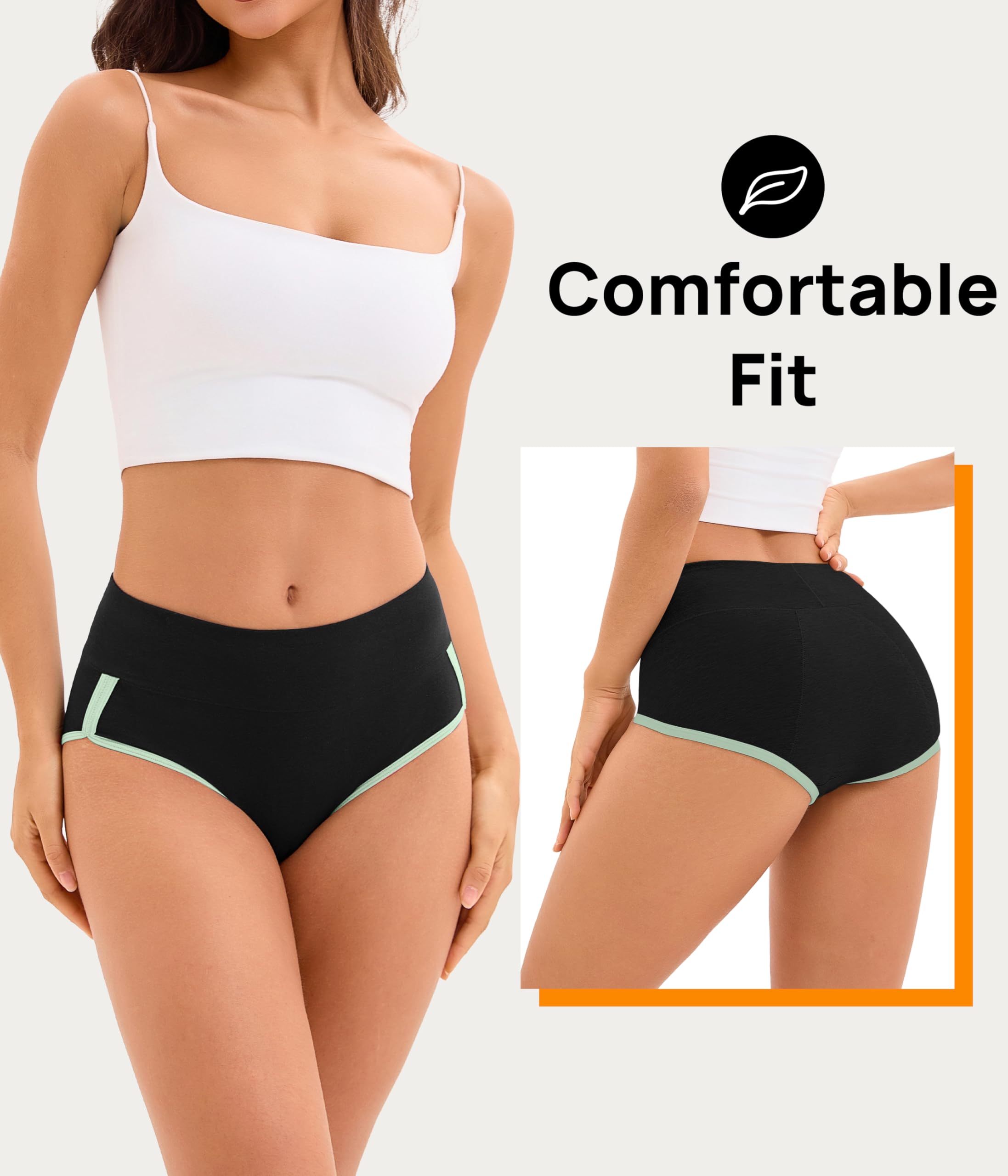 YESWEL incontinence underwear back view indicating secure coverage