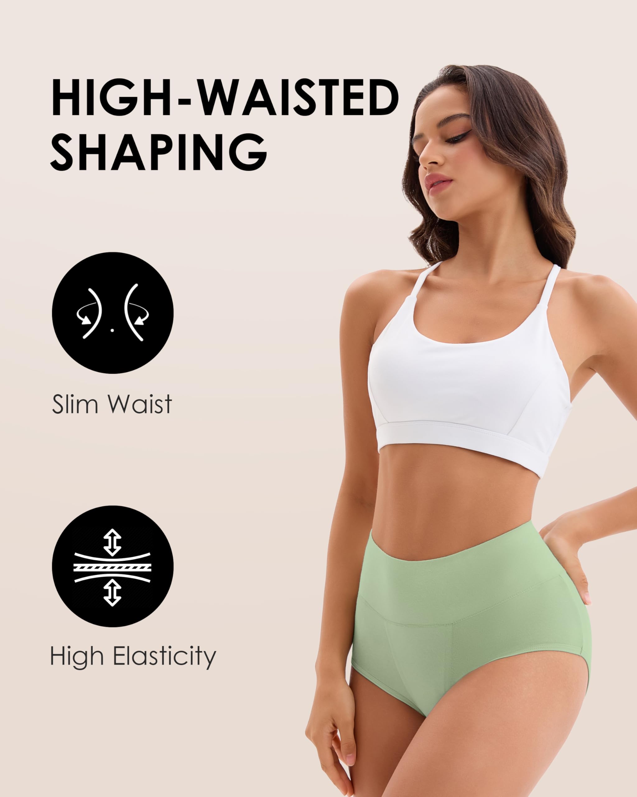 YESWEL underwear features breathable cotton design for all-day comfort.