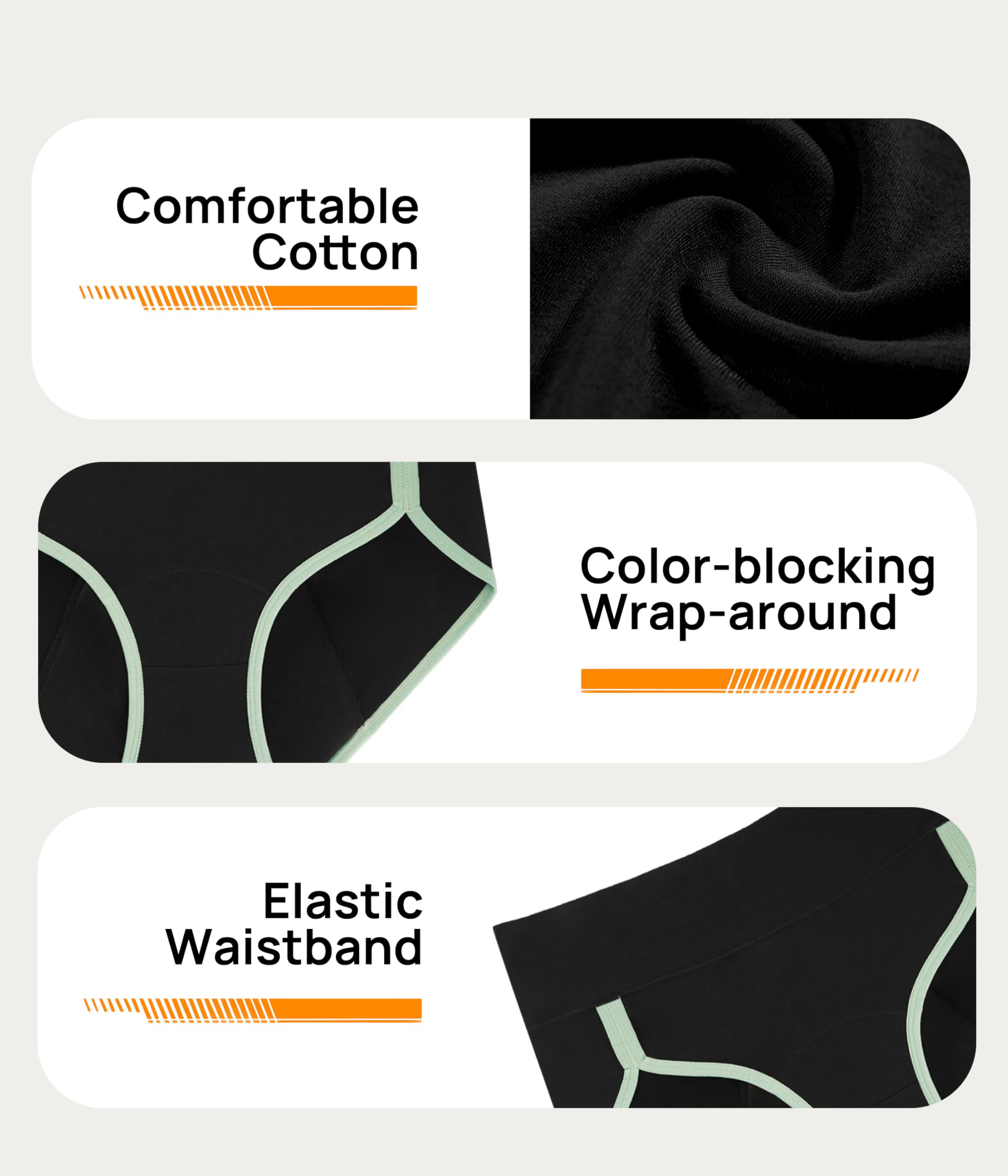 YESWEL four-layer absorbent close-up demonstrating protection