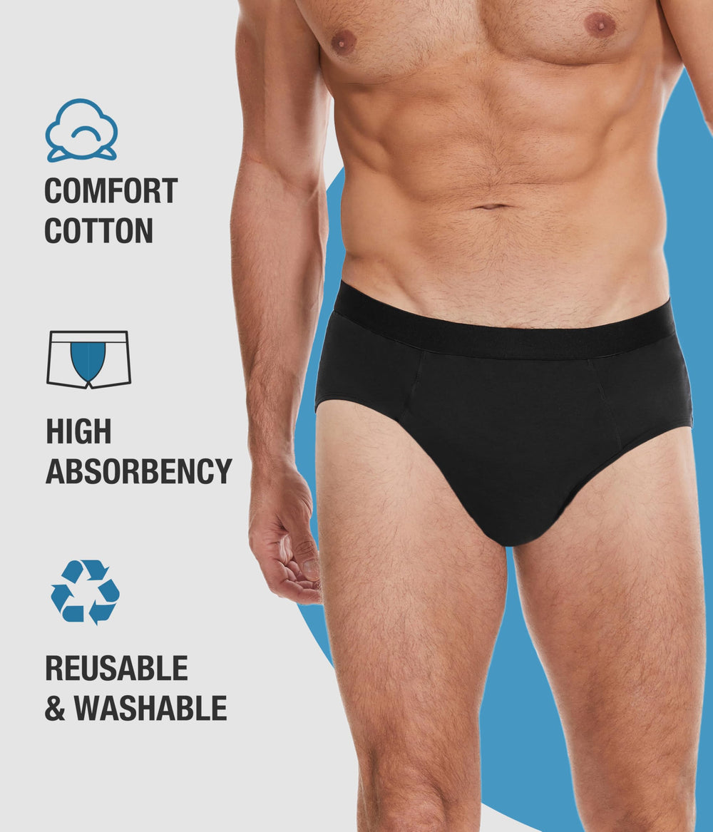 YESWEL black XL flat lay showcases 3-pack convenience for travel and daily use.