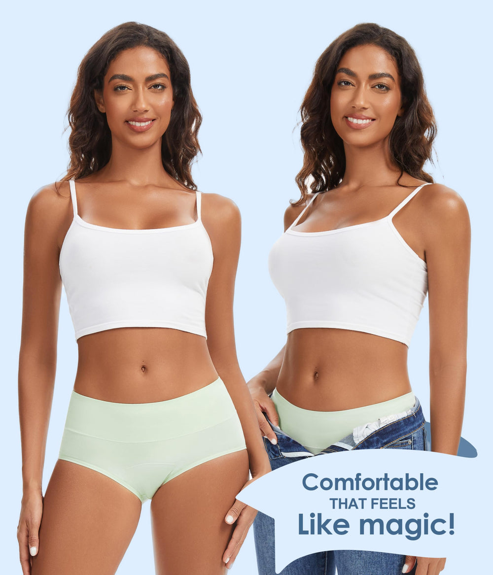 YESWEL Incontinence underwear multicolor01 fabric-closeup highlights breathable viscose and stretchy fit.