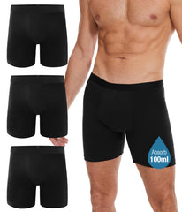 YESWEL long-leg underwear for men with a discreet black appearance.