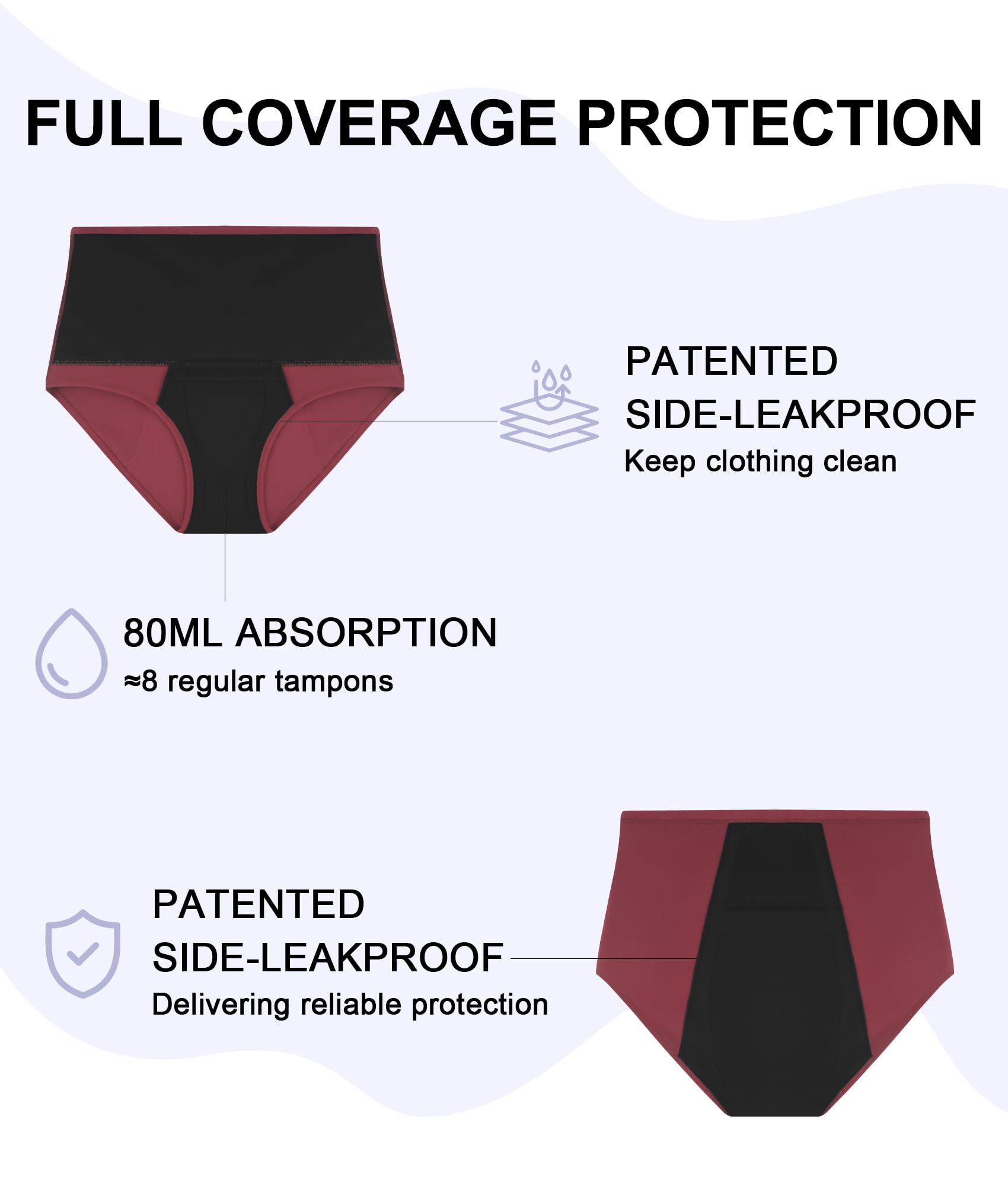 YESWEL soft-cotton-comfort fabric offers breathable, all-day wear.