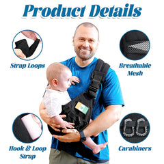 YESYBC adjustable straps ensure a customizable, snug fit.