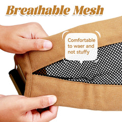 YESYBC baby in sling demonstrates secure, snug positioning for travel.