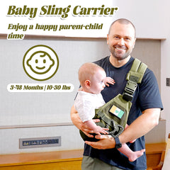YESYBC baby sling mesh shoulder straps for better airflow and comfort