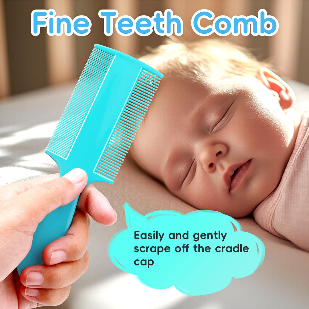 YESYBC fine-tooth comb glides through baby hair without snagging.