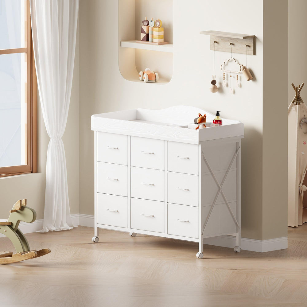 YeTom dresser includes simple instructions and hardware for quick setup.