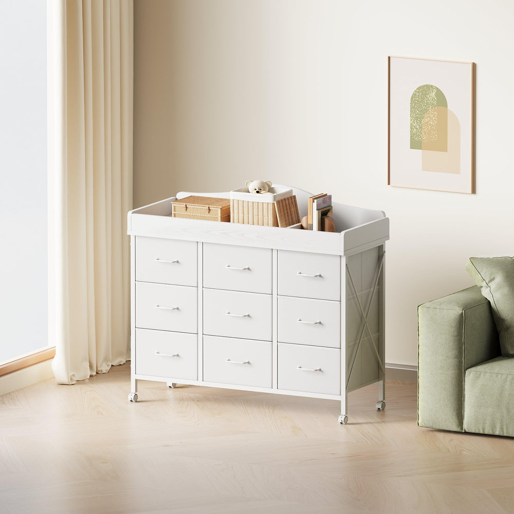 YeTom portable diaper station ready for home or travel use.