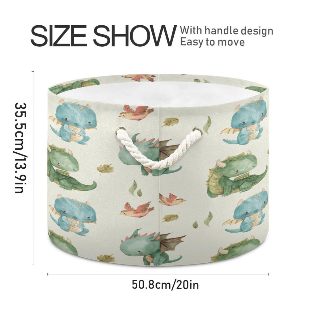 YETTASBIN large round basket filled with blankets for cozy storage.