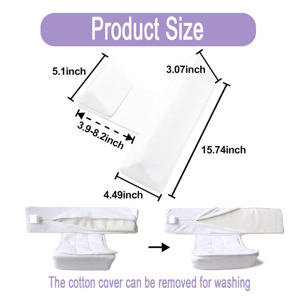 Yevclihds adjustable-breathable-pillow adapts to growing baby comfort