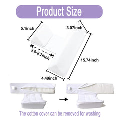 Yevclihds adjustable-breathable-pillow adapts to growing baby comfort
