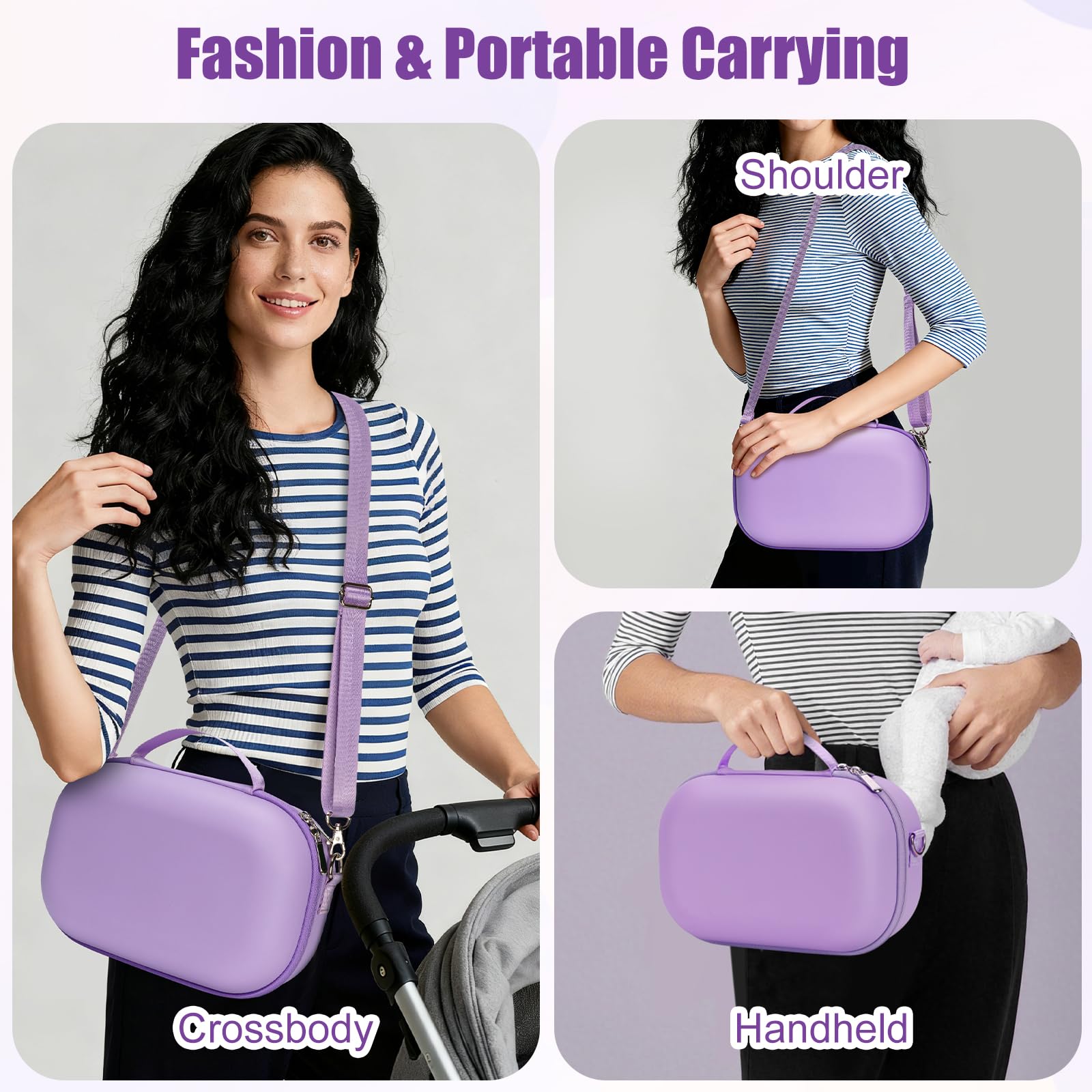 Yewltvep logo-free surface preserves privacy when out and about.