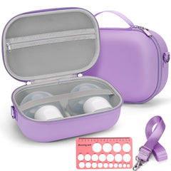Yewltvep wearable breast pump bag discreet travel storage for two pumps.