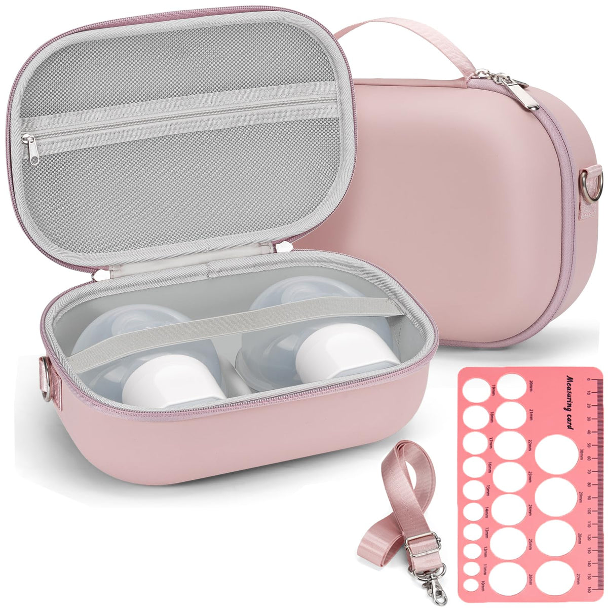 Yewltvep wearable breast pump case for hands free pumping and travel