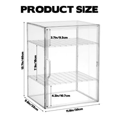 YEXEXINM 3-tier bottle organizer side view highlights compact footprint for countertop or cabinet
