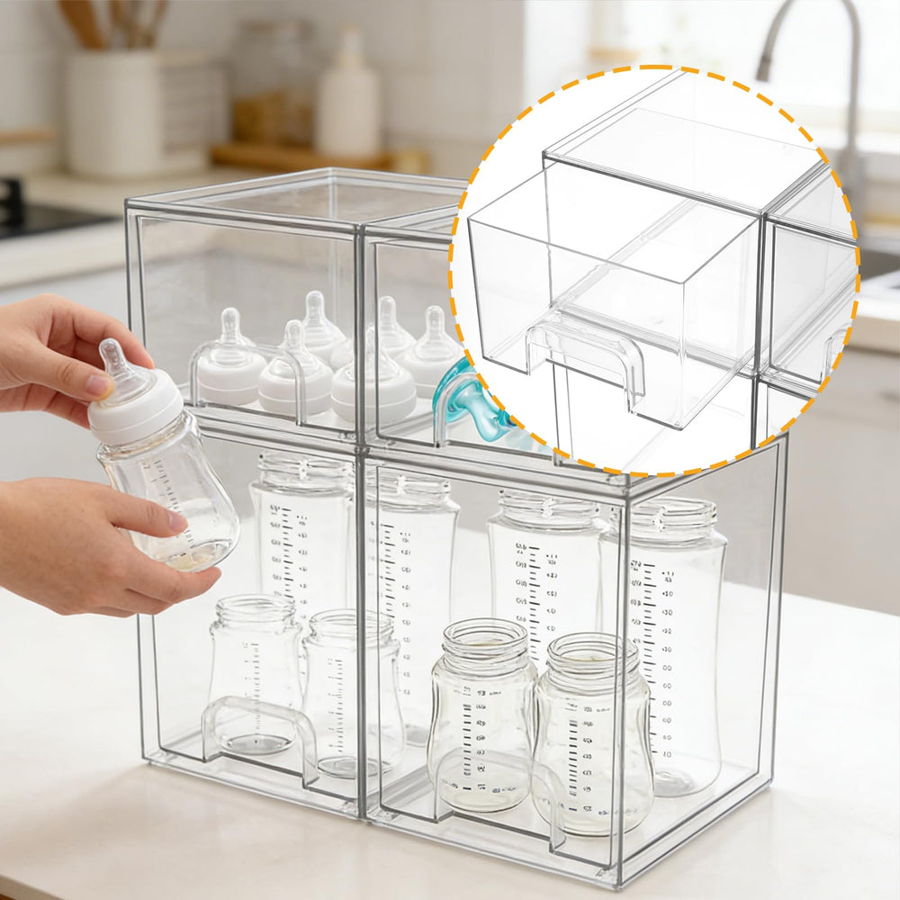 YEXEXINM multiuse organizer for pacifiers and pump parts on work surface