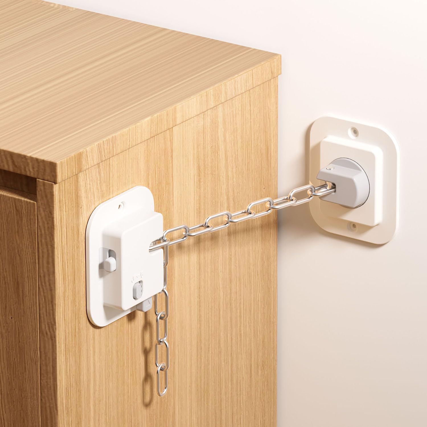 YEYA anti-tip anchor adhesive backplate secures furniture for safer rooms.