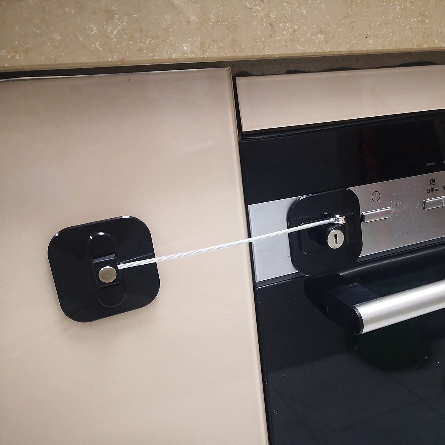 YEYA child safety fridge lock protects little hands
