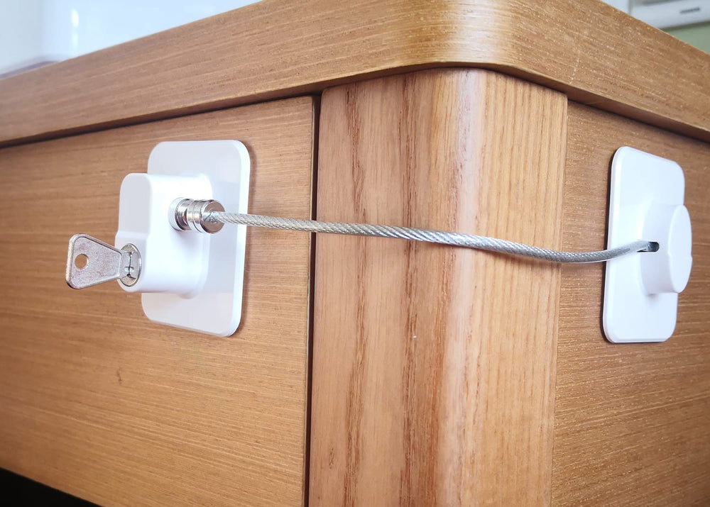 YEYA dresser-to-wall secure mounting keeps heavy furniture steady