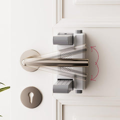 YEYA universal lever lock fits left- and right-handed doors for broad compatibility.