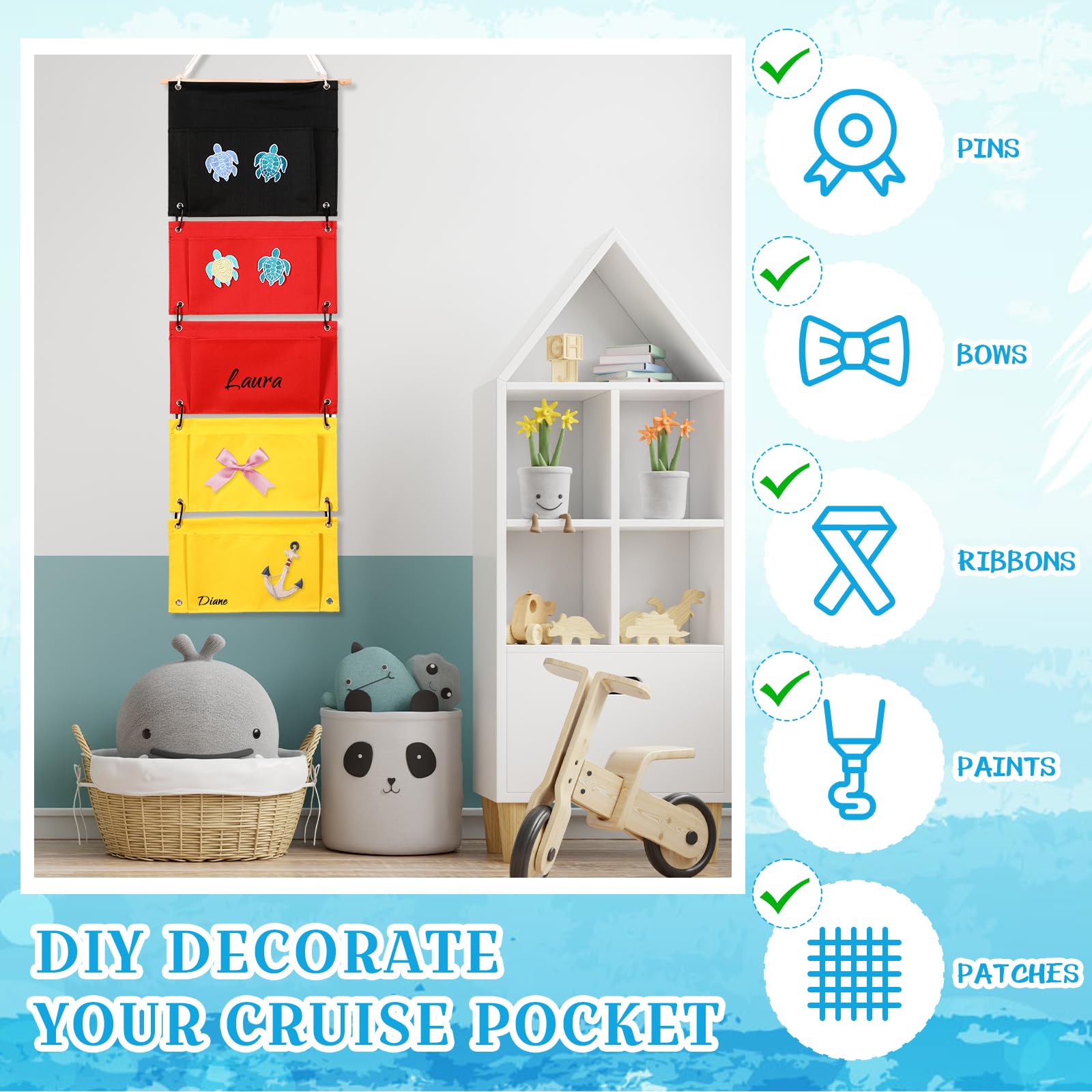 Yeyeplum cruise door magnets decorating cabin doors with charm