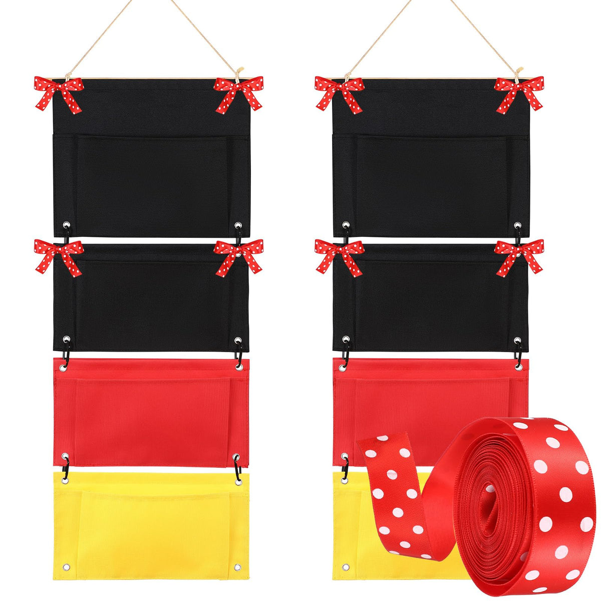 Yeyeplum fish extender hanging bag with four pockets for organized onboard gifts.