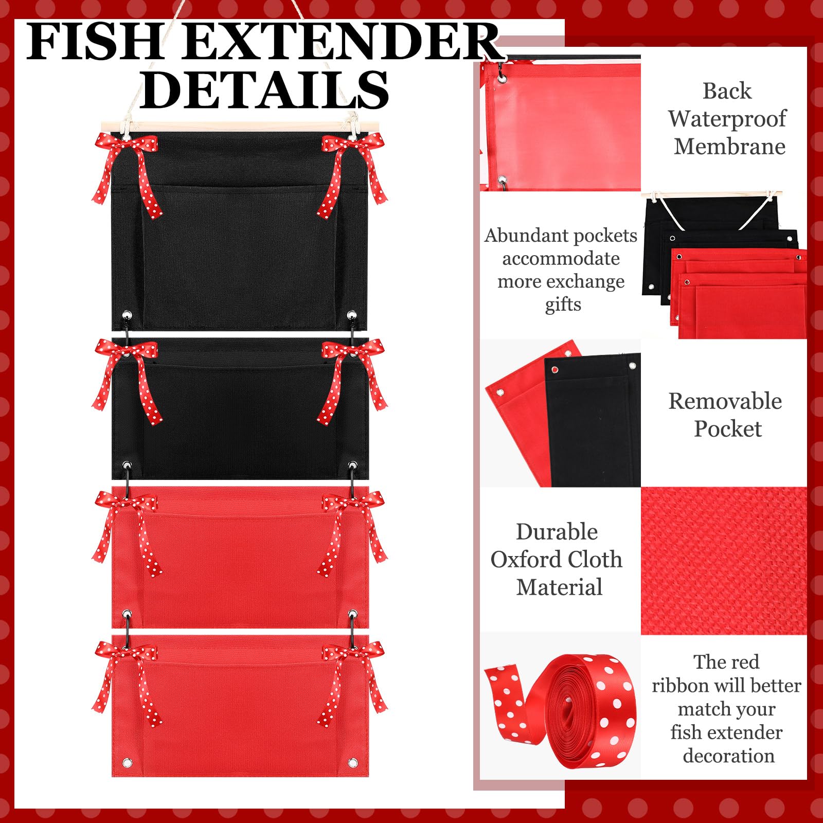 Yeyeplum four-pocket organizer supports tidy onboard gift exchanges.
