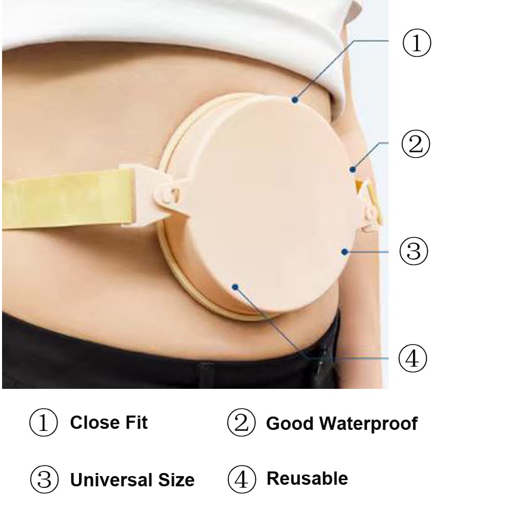 YEYSXSY compatible with one-piece and two-piece ostomy bags during bath