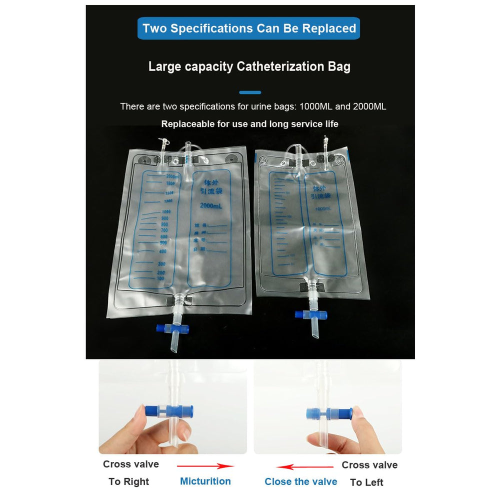 YEYSXSY silicone-urine-collector catches urine securely and is easy to clean