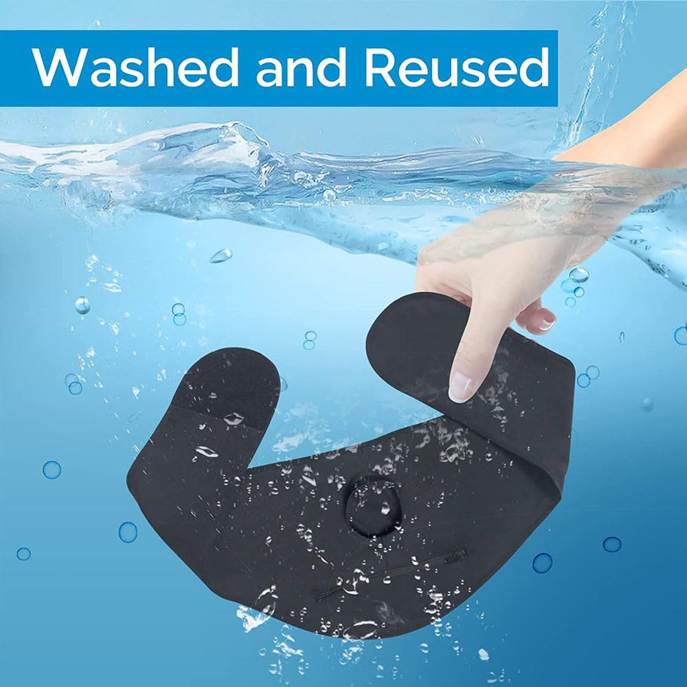 YEYSXSY ostomy belt with adjustable Velcro fit for men and women.