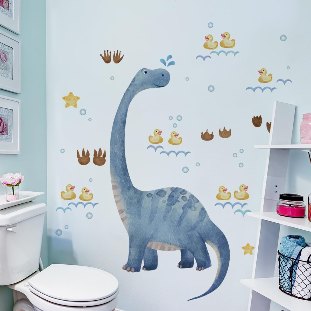 Yeysynana dinosaur wall stickers collection brighten playroom without painting