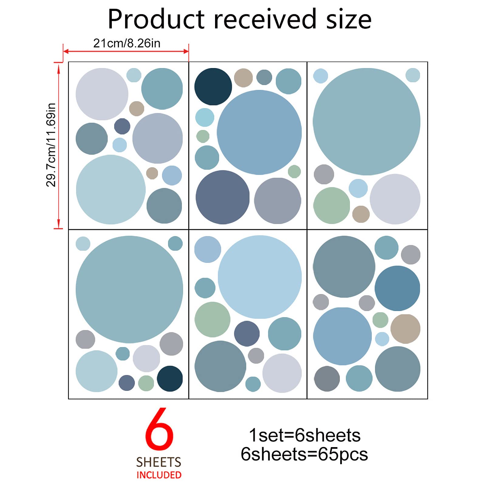 Yeysynana color dots for kids' rooms offer Boho charm and easy redecoration.