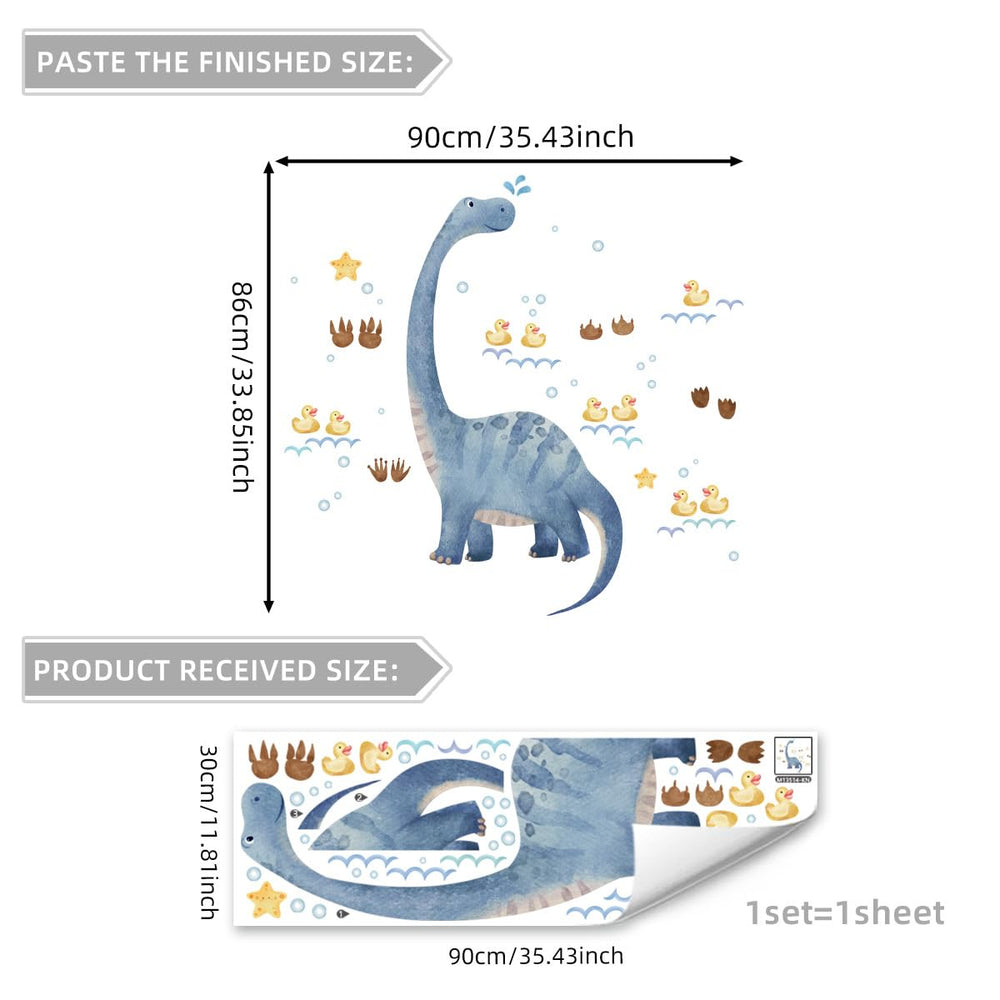 Yeysynana removable dino wall sticker clean removal with no residue