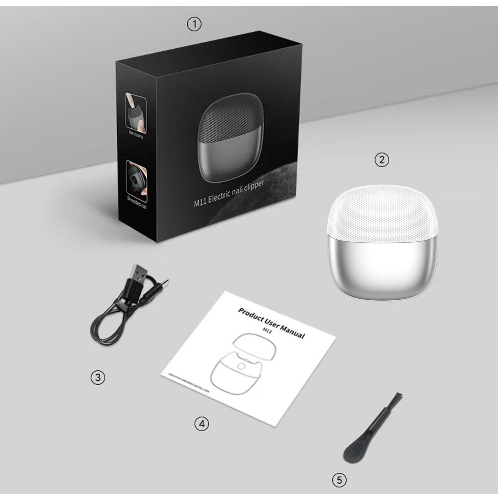 YFLife nail clipping storage box keeps nails contained and clean
