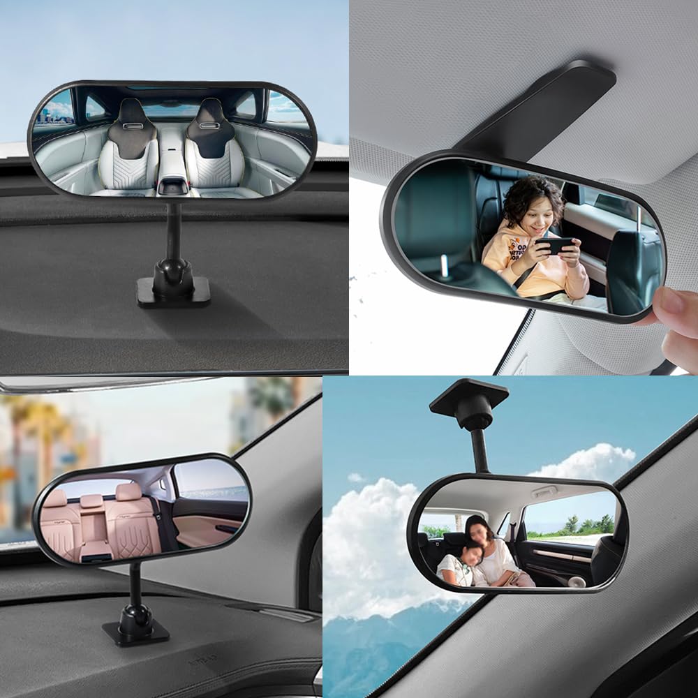 YGDMD HD baby car mirror easy installation steps for fast setup.