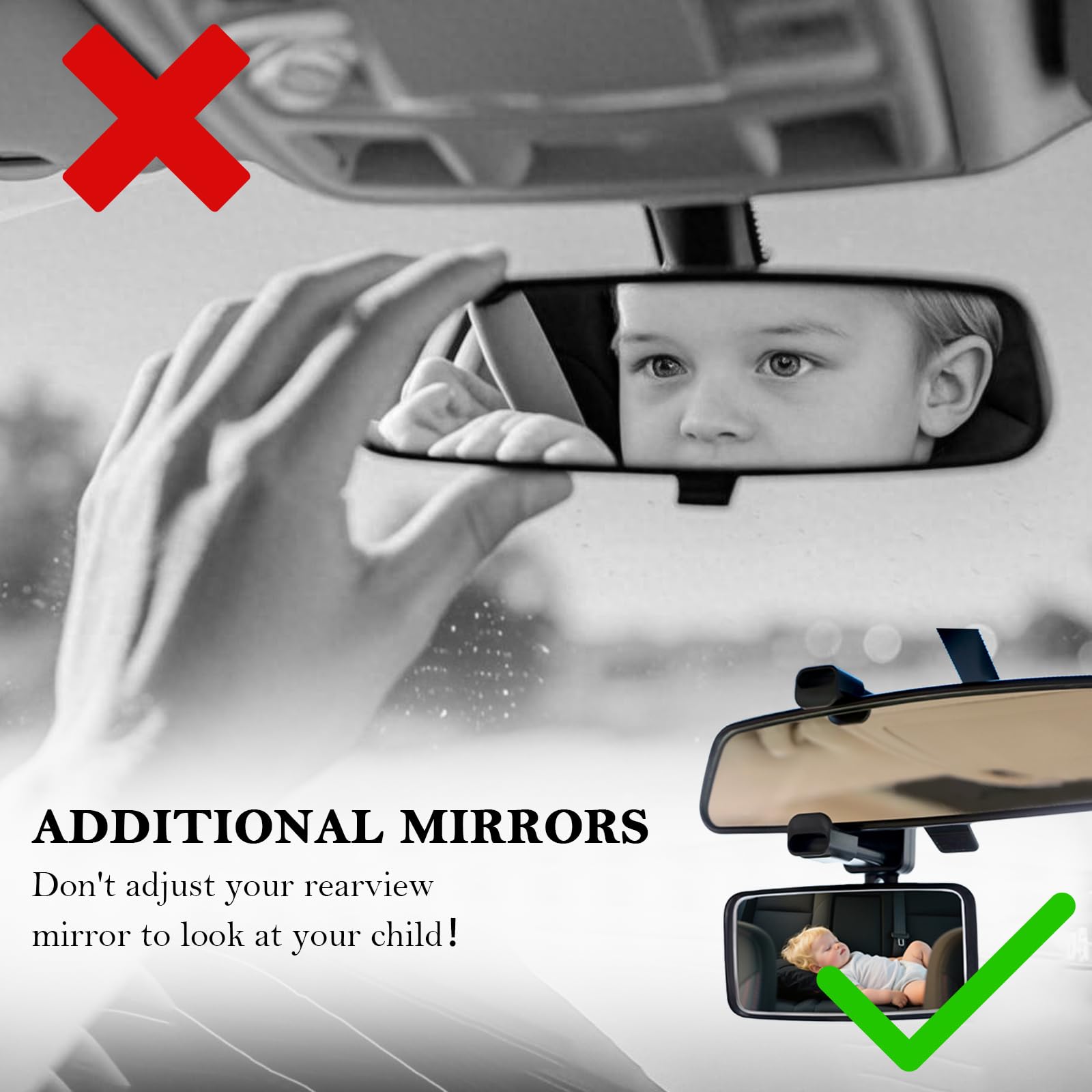 YGDMD telescopic clamp provides versatile fit on visors or rearview mirrors.