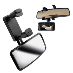 YGDMD Updated Baby Rear View Mirror with wide-angle view for easier backseat supervision.