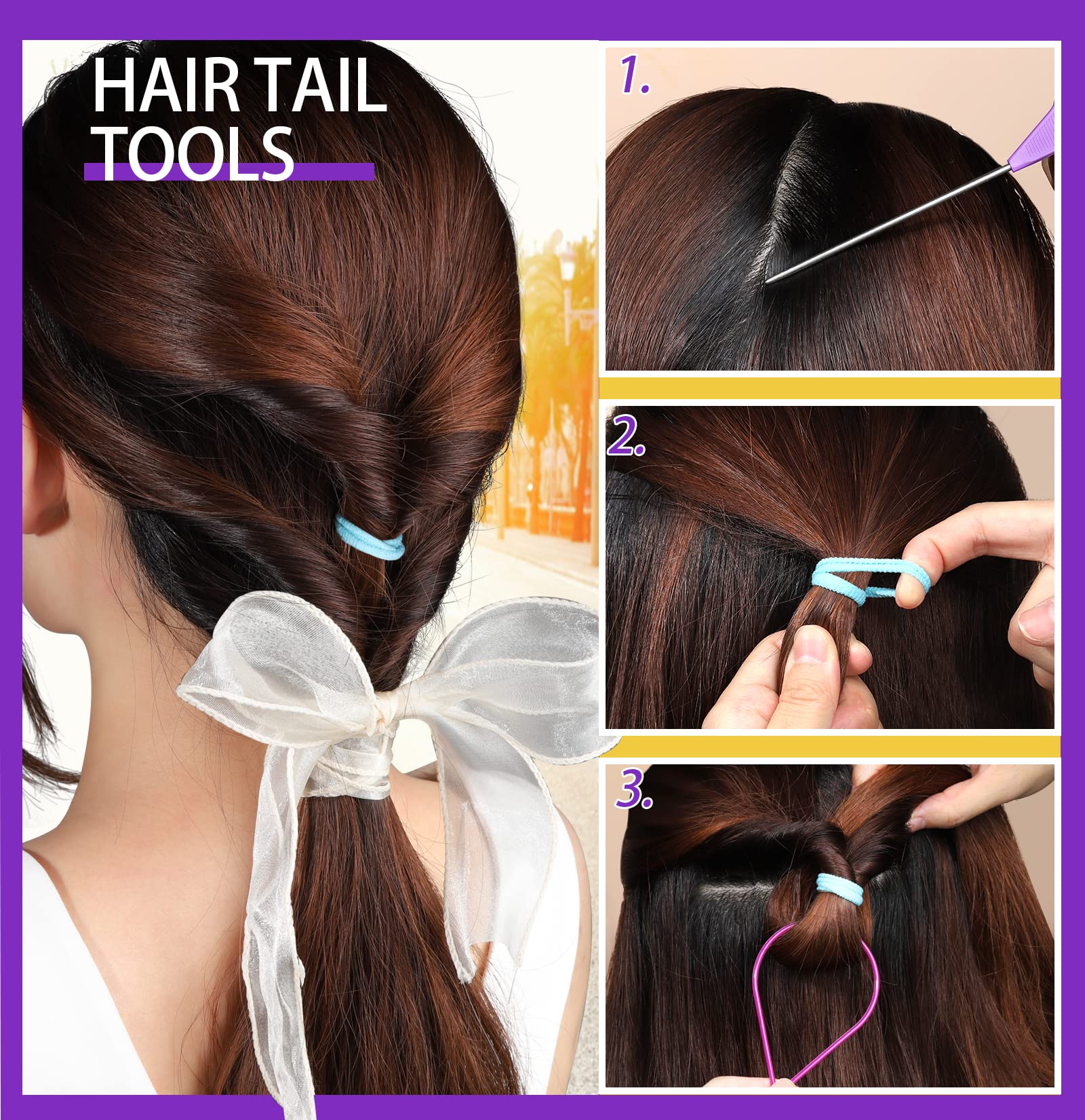 YGDZ gift ready ponytail set perfect for birthdays or holidays
