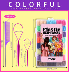 YGDZ rat tail comb ABS for precise parting and backcombing