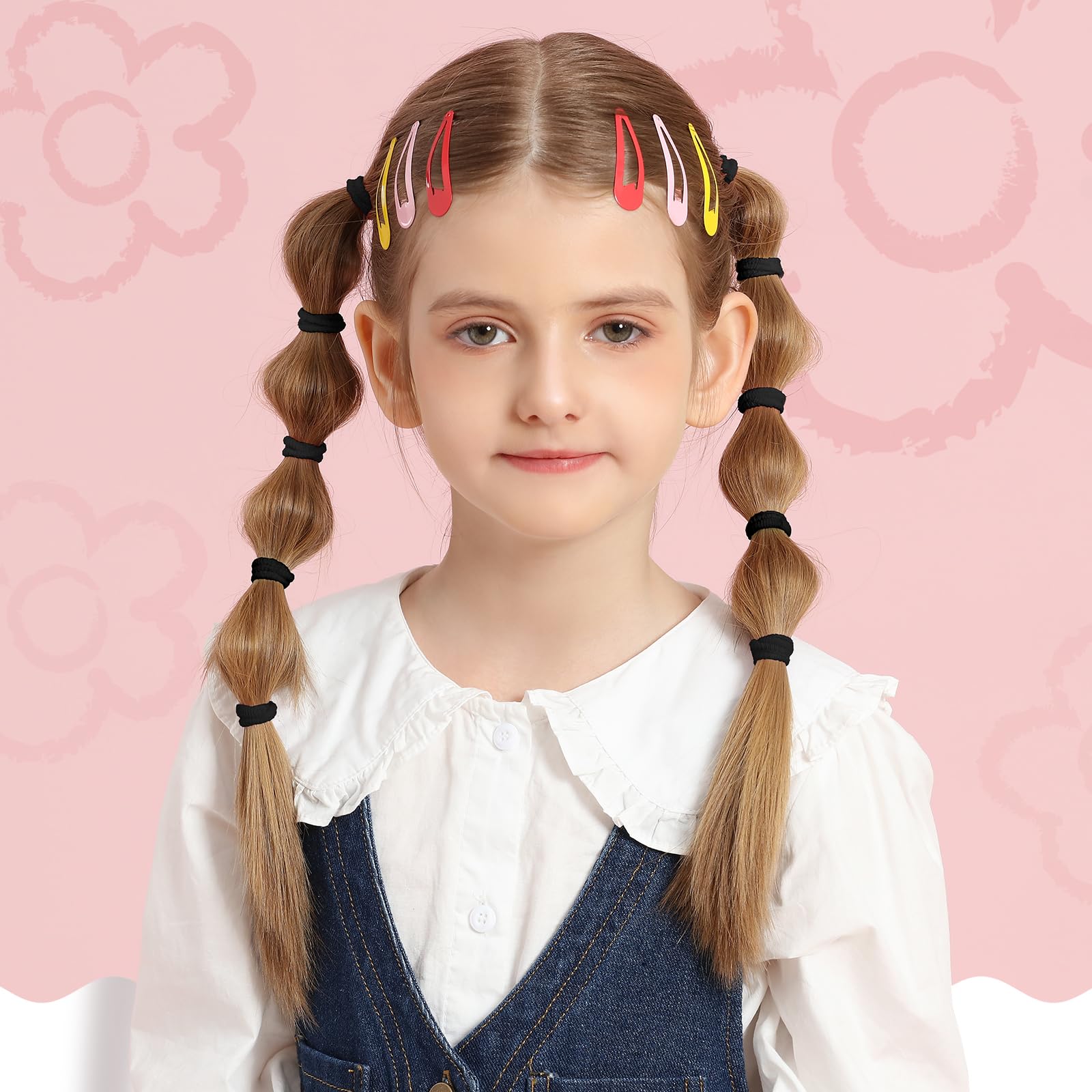 YGDZ soft hair ties designed for baby girls and kids for gentle styling.
