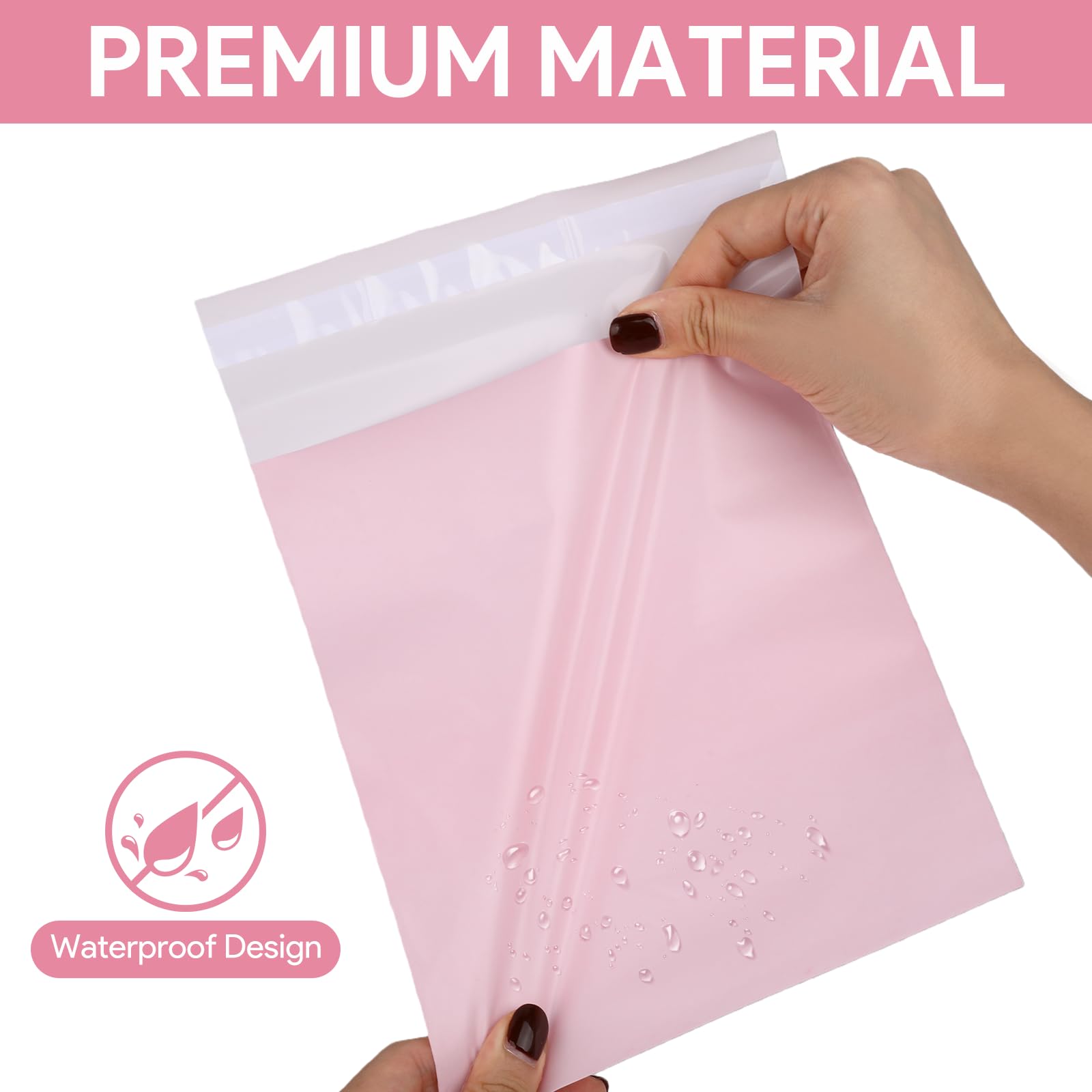 ygzQibhg pink 11-4x6-7 disposal bag pack ready for travel and long-term use